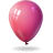 Ballon magenta-48