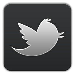 Twitter Grey Icon | Download Quadrates icons | IconsPedia