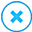 Button Cross blue-32