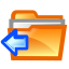 Left folder icon