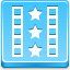Trailer Blue Icon