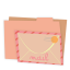 Carton folder mail icon