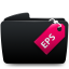 Folder black eps Icon