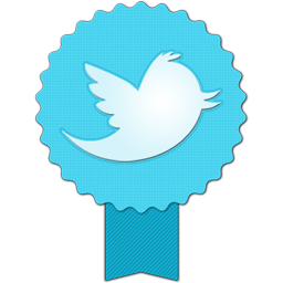 Badge Twitter-256