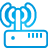 Wireless Router blue icon