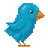 Pixel Twitter Bird-48