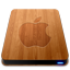 Wooden Slick Drives Apple icon