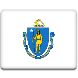 Massachusetts Flag-256