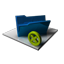 Blue Folder Delete icon