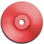 Cd DVD Red icon