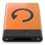 HDD Orange Backup B icon