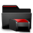 Folder Printers black red-48