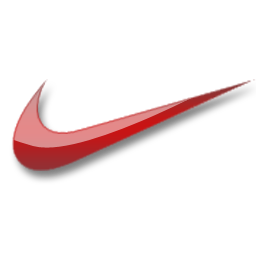 Nike red logo