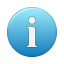 info blue icon
