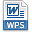 File Extension Wps icon