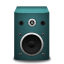 Speaker Turquoise icon