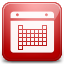 Calender red icon