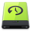 HDD Green Time Machine icon