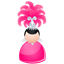 Magic woman pink icon