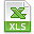 File Extension Xls icon