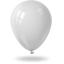 Ballon white icon