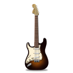 Stratocastor Guitar Orange-256