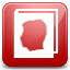 Facebook red icon