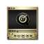 Quick Time Player Black and Gold icon