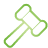 Auction green icon