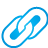 Link blue icon