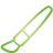 Brush green icon