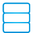 Database blue icon