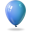 Ballon cyan-32