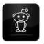 Reddit black and white Icon