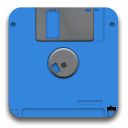 Blue Floppy Disk
