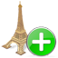 Eiffel Tower Add Icon