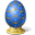 Blue Easter Egg-32