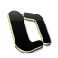 Microsoft OutLook Black and Gold icon