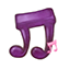 Music drawing icon