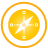 Compass yellow icon
