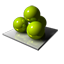 Green Spheres icon