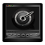 Black QuickTime Player icon