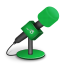 Mic Foam Green Icon