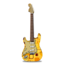 Stratocastor Guitar Retropeach-128
