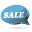 Sale blue Icon