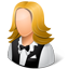 Waitress Female Light icon