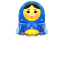Blue Matreshka Up icon