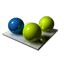 Green Blue Spheres icon