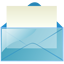 Mail blue icon