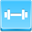 Barbell Blue icon